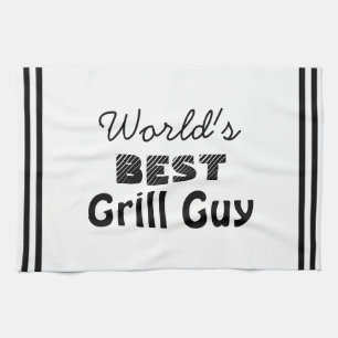 World's Best Grill Guy Tea Towel