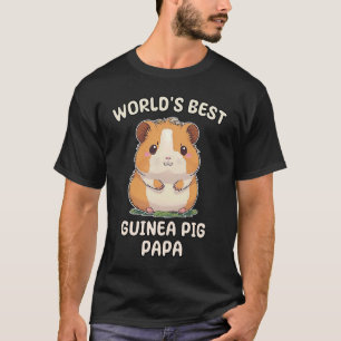 World's Best Guinea Pig Papa Dad T-Shirt
