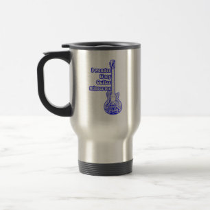 World's best guitarist ever. vintage blue travel mug
