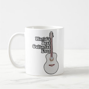 World's best guitarist ever. vintage colourful coffee mug