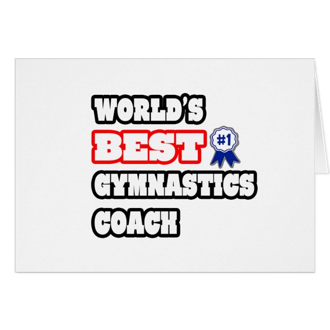 World's Best Gymnastics Coach (Front Horizontal)