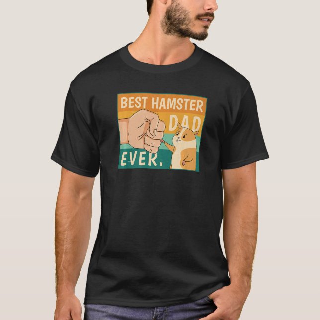 World's Best Hamster Dad Costume For Animal Lovers T-Shirt (Front)