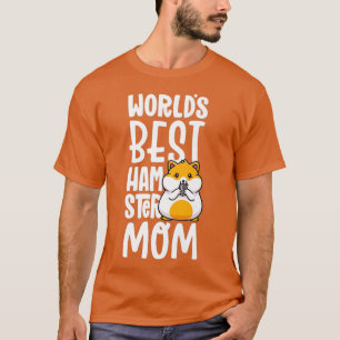 Worlds Best Hamster Mum Shirt For Girls Hammy