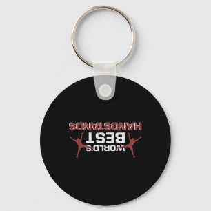 World's Best Handstands Gymnastics  Key Ring