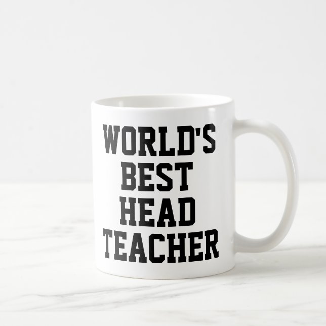World's Best Head Teacher Gift Mug (Right)