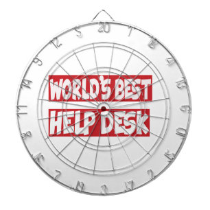 World's Best Help Desk. Dartboard