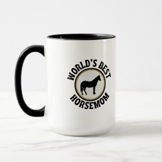 Worlds best horse mum mug