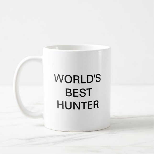 WORLD'S  BEST HUNTER COFFEE MUG (Left)