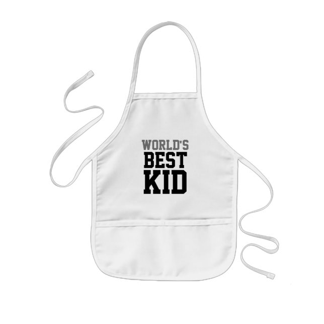 World's Best Kid Kids Apron (Front)