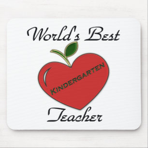 World's Best Kindergarten Teache Mouse Mat
