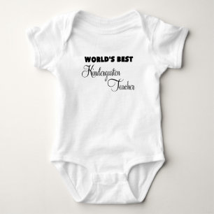 worlds best kindergarten teacher.png baby bodysuit