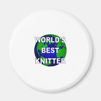 World's Best Knitter Magnet
