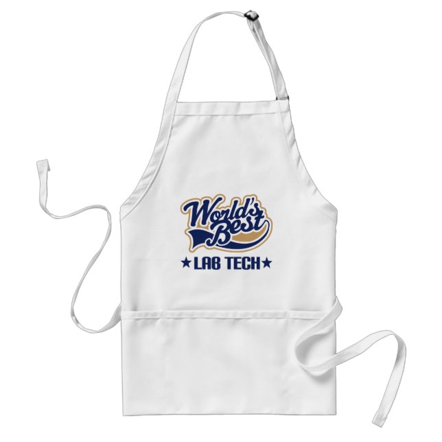Worlds Best Lab Tech Standard Apron (Front)