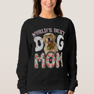 World's Best Labrador 1 Dog Mum Leopard Mother's Sweatshirt