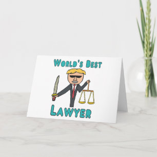 World's Best Lawyer Card