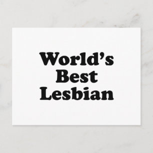 World's Best Lesbian Postcard