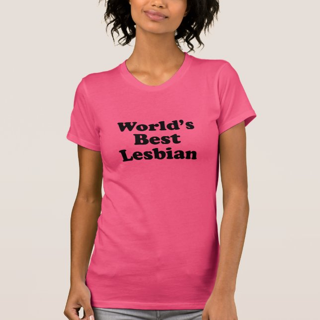 World's Best Lesbian T-Shirt (Front)
