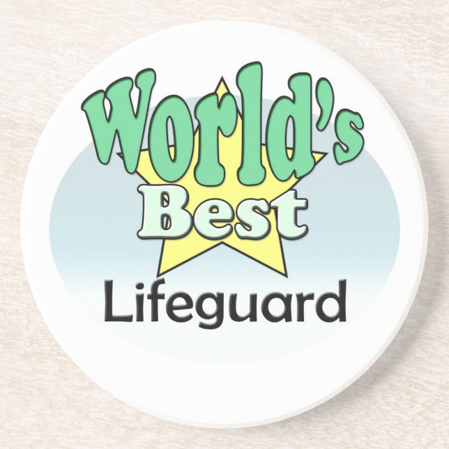 World's best Lifeguard Coaster (Front)