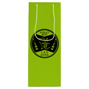 World's Best Like A Sister Wine Gift Bag