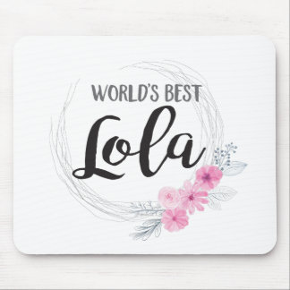 World's Best Lola Mouse Mat