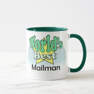 World's best mail man mug