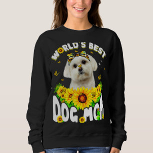 World's Best Maltese Dog Mum Mother's Day Sweatshirt