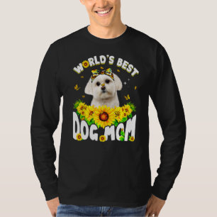 World's Best Maltese Dog Mum Mother's Day T-Shirt