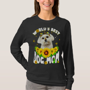 World's Best Maltese Dog Mum Mother's Day T-Shirt