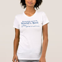 World's Best Mammi Blue and White