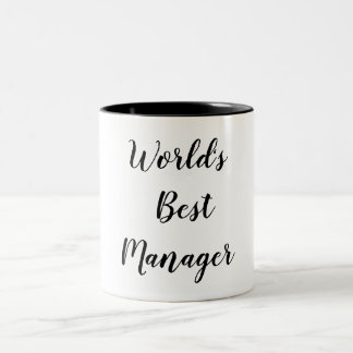 World's Best Manager Mug