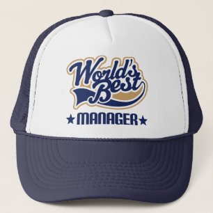 Worlds Best Manager Trucker Hat
