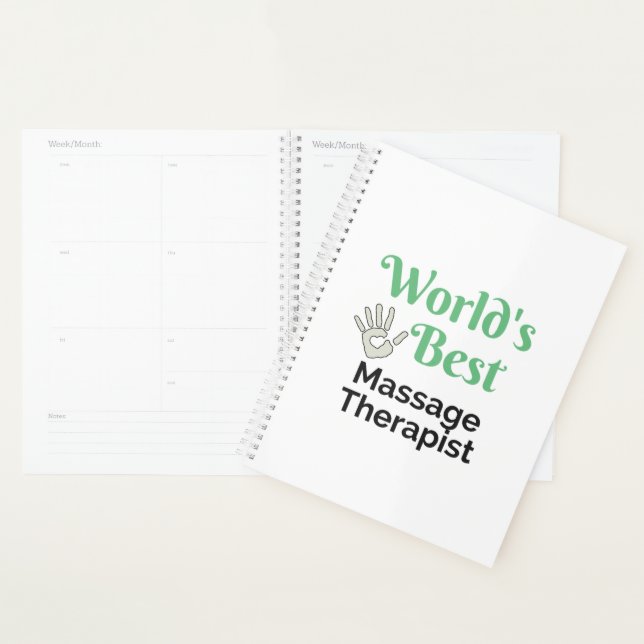 World's Best Massage Therapist Planner (Display)