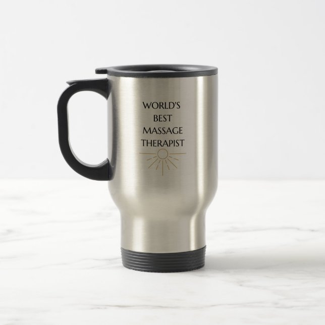 World's Best Massage Therapist Travel Mug/ Gift  Travel Mug (Left)