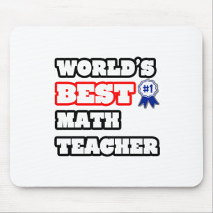 World's Best Math Teacher Mouse Mat