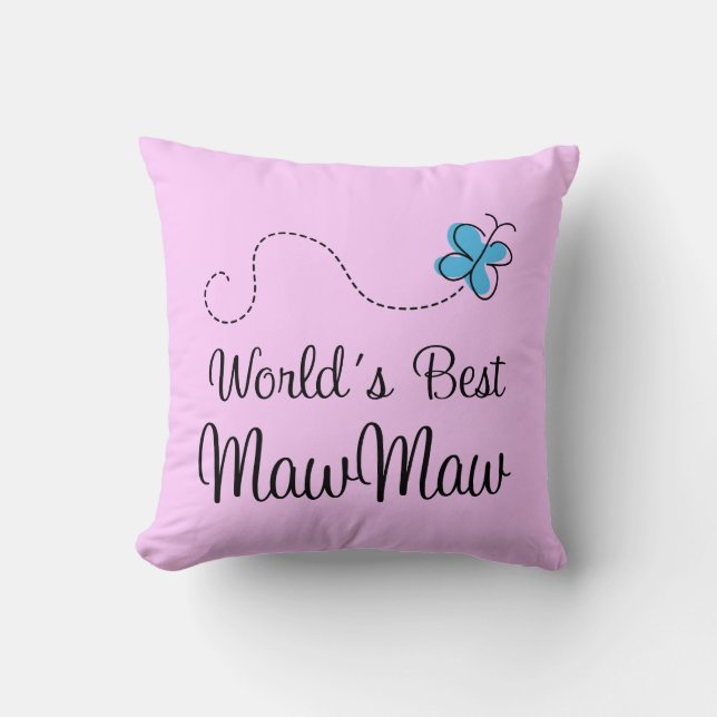 Worlds Best MawMaw Cushion (Front)
