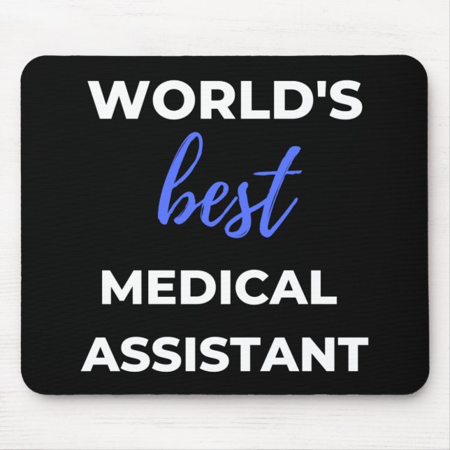 World's Best Medical Assistant Mouse Mat (Front)