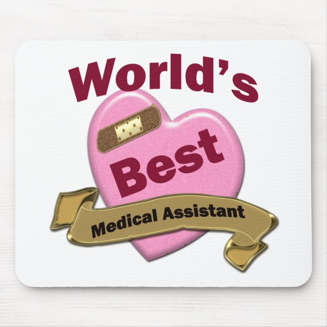 World's Best Medical Assistant Mouse Mat (Front)