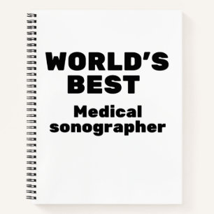 World's Best Medical Sonographer Notebook