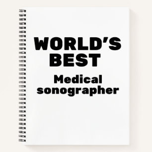 World's Best Medical Sonographer Notebook
