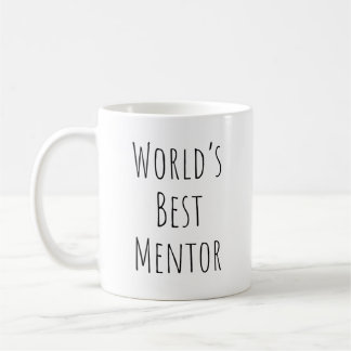 World's Best Mentor Coffee Mug