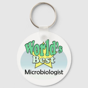 World's Best Microbiologist Key Ring