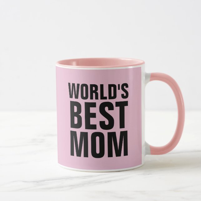 WORLD'S BEST MOM COFFEE MUGS (Right)