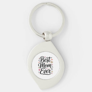 World's Best Mom Diamonds Key Ring