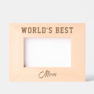 World's Best Mom Engraved Frames