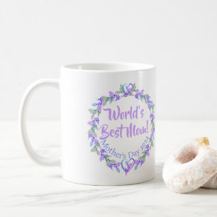 World's Best Mom Floral Gift Mug