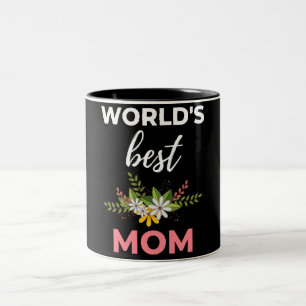World's Best Mom Two-Tone Coffee Mug