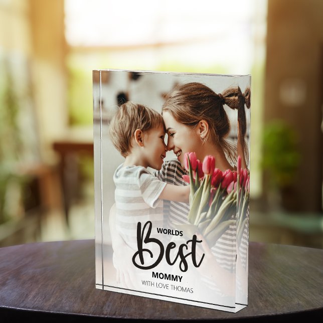 Worlds Best Mommy Photo with White Writing (Creator Uploaded)