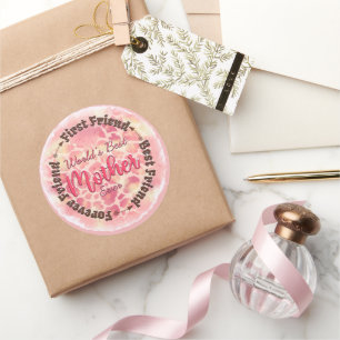 World's Best Mother Ever Classic Round Sticker