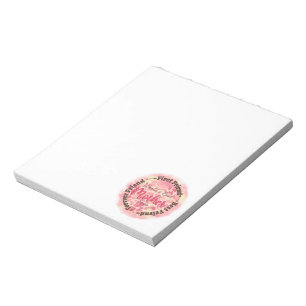 World's Best Mother Ever First Friend Best Friend Notepad