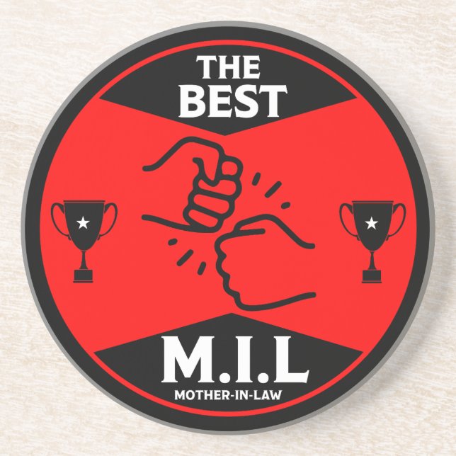 Worlds Best Mother-In-Law Coaster (Front)